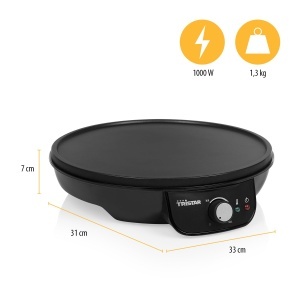 Aparat pentru clatite Tristar BP-2637, 30 cm, 1000 W, antiaderent - Img 6