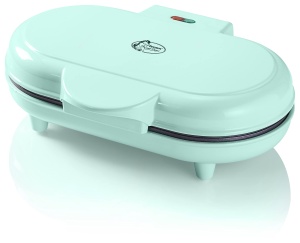 Aparat pentru gofre in forma de inima Bestron ADWM1000M, 1000W, antiaderent, culoare mint - Img 3