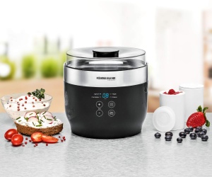 Aparat Rommelsbacher JG 80 Jona pentru iaurt si branza proaspata 4 programe presetate include recipiente ceramice si din sticla - Img 2