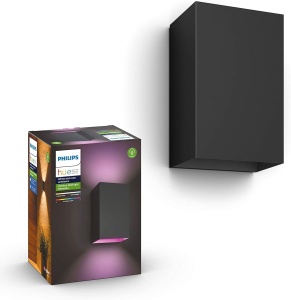 Aplica inteligenta Philips Hue Resonate pentru iluminat exterior, 1180 lm, IP44, negru