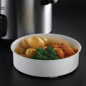 Aragaz de orez Russell Hobbs [1.8l] incl. insertie pentru abur (functie de mentinere la cald, oala de gatit antiaderenta, lingura de orez si cana de masurare, otel inoxidabil, capac de sticla, aragaz lent pentru legume si peste etc.) 19750-56 - Img 5