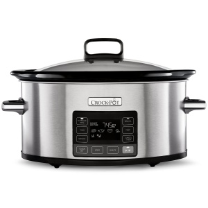 Aragaz digital Crock-Pot TimeSelect | cu temporizator programabil si afisaj digital | Capacitate de 5,6 l (pentru 7 persoane si mai mult) | Functia de mentinere la cald | Otel inoxidabil [CSC066X] - Img 4