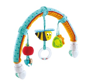 Arc de joaca Hape E0023 pentru patut sau scoica auto accesorii colorate turcoaz