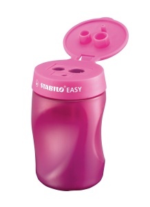 Ascutitor ergonomic STABILO EASYsharpener 3 in 1, pentru creioane si carioci, diverse culori - Img 2