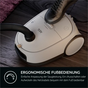 Aspirator AEG HYGIENIC 6000, 850 W, cu filtru Anti-Alergen, Alb - Img 9