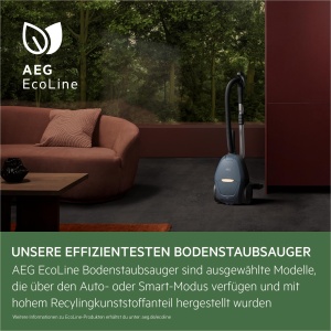 Aspirator AEG VX82, 600W, 55 material reciclat, extrem de silentios - Img 3