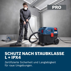 Aspirator Bosch PRO GAS12-25LS, 1200W, Compact, pentru Uscat si Umed - Img 5