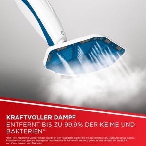 Aspirator cu aburi Polti Vaporetto SV460 Double, 1500 W, 17 accesorii, Alb si Albastru - Img 5