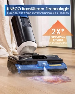 Aspirator cu aburi Tineco Floor ONE S6 Stretch, 160C, 8.3m cablu, design anti-vervichire - Img 2