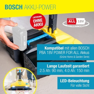 Aspirator cu acumulator GLORIA EasySweep 18V pentru interior si exterior, 40cm latime de lucru - Img 7