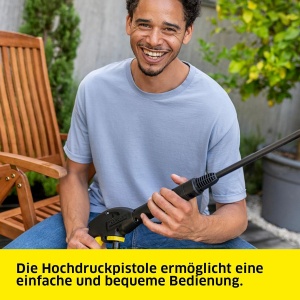 Aspirator cu presiune Karcher K 3 FJ Home, 120 bar, galben, cu kit de curatare - Img 6