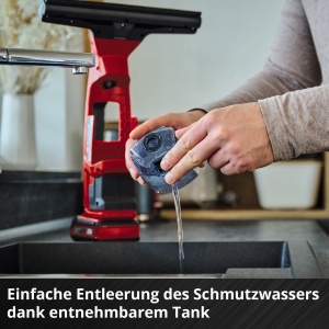 Aspirator de geamuri Einhell BRILLIANTO Power X-Change 18V curatare fara urme accesorii incluse - Img 8