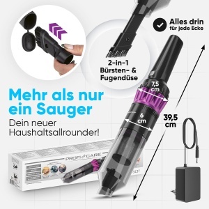 Aspirator de mana ProfiCare PC AKS 3137 Motor BLDC Puternic 2200mAh Fara Sac - Img 7