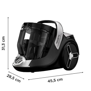 Aspirator fara sac Rowenta Green Force Cyclonic RO7C66 500W 25L 66 dB Negru-Aluminiu - Img 13