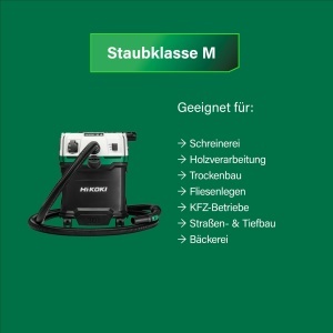 Aspirator HiKOKI RP300YMWAZ, 1200 W, 30 L, M-Klasse - Img 12