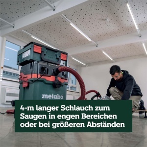 Aspirator Metabo ASA 30 L PC, puternic, cu filtru de curatare, pentru umed si uscat - Img 10