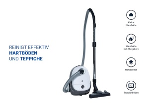 Aspirator Nilfisk One, 3L, 750W, alb, cu filtru HEPA - Img 3