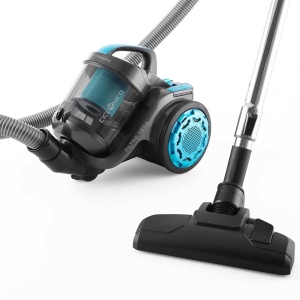 Aspirator Orbegozo AP 8030, 800 W, capacitate 2 litri, HEPA, negru si albastru