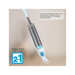 Aspirator portabil Genius Invictus One Deluxe 2in1, 85W, HEPA, autonomie 30 min - Img 3