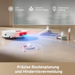 Aspirator robot dreame D20 Pro Plus, 13000 Pa, 5200 mAh, cu functie de spalare - Img 7