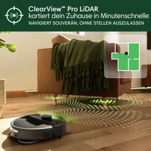 Aspirator robot iRobot Roomba Plus 505 Combo, 7000Pa, cu functie de spalare, negru - Img 7