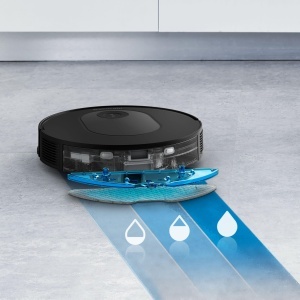 Aspirator robot Rowenta Xplorer Serie 65 RR8L85WH cu mop electronic navigatie laser 2300 Pa negru - Img 6
