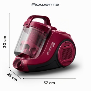 Aspirator Rowenta RO2933EA, beutellos, 750 W, compact, negrurosu inchis - Img 7