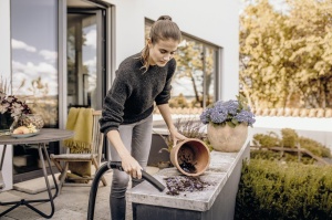 Aspirator umeduscat Karcher WD 5 P V-25522 incl priza filtru plisat plat cutie de filtrare patentata curatare a filtrului sac de filtrare din lana 110 - Img 6
