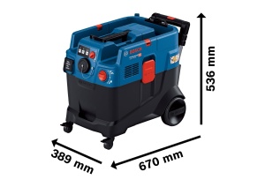 Aspirator universal profesional Bosch Gaz 12-40 mA (1200 W, curatare automata a filtrului (AFC), incl. filtru principal, furtun, adaptor pentru unelte combinate, duza de perie combinata) - Img 5