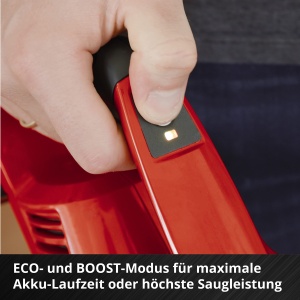 Aspirator vertical Einhell TE-SV 18 Li-Solo fara sac 2-in-1 mod ECO si BOOST - Img 7