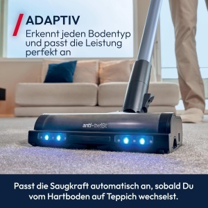 Aspirator vertical Hoover HF610H Turbo Sense 660W autonomie 100 min senzor pentru tipul de podea - Img 3