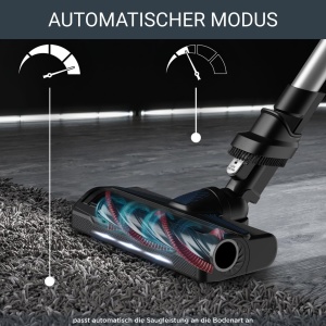 Aspirator vertical Rowenta X-Force Flex 960 RH20C2 100 Air Watt autonomie 45 min functie 2-in-1 albastru-negru - Img 4