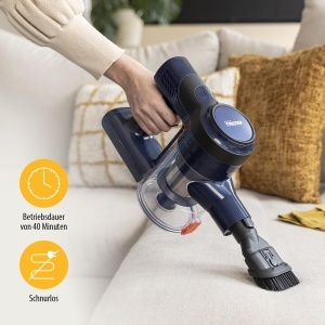 Aspirator vertical Tristar SZ-2360, 2-in-1, 150 W, autonomie 40 min, LED, filtru HEPA - Img 3