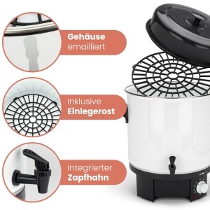 Automat de conservare si preparare Clatronic EKA 3338, 25L, 1800W, Emailiat - Img 8