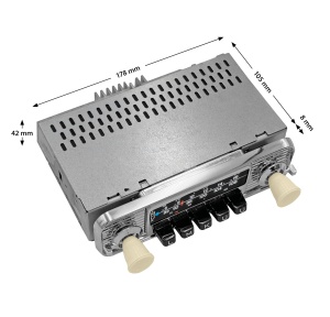 Autoradio Blaupunkt Frankfurt Stereo Classic, 1-DIN, Bluetooth, DAB, 4x50W - Img 3