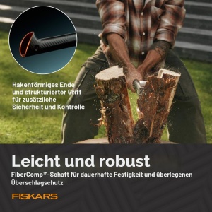 Axa de Spalat Fiskars Ultra U36, 2.44 kg, cu maner FiberComp, design ergonomic - Img 5