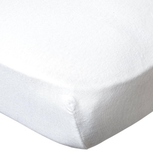 BabyCalin - Cearsaf cu montura, alb/roz, 70x140 cm (pachet de 2) - Img 3