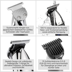 BaByliss Super-X Metal Bartrimmer T996E Trimmer Profesional Rezistent la Apa - Img 4