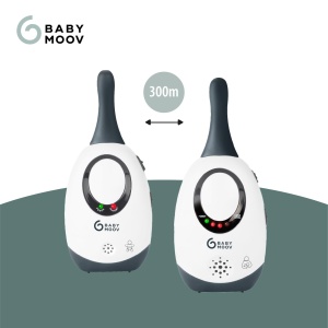 Babyphone analogic Babymoov Simply Care, 300m, 2 adaptoare incluse - Img 3