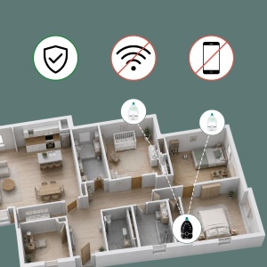 Babyphone Babymoov Easy Care - Digital Green Technology, 500m, cu noapte - Img 8