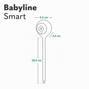Babyphone Lionelo Babyline Smart cu camera Wi-Fi, comunicare bidirectionala, senzori temperatura - Img 9