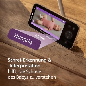 Babyphone Philips Avent Premium SCD97426, Camera 1080p, Senzor Somn si Respiratie - Img 4