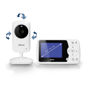 Babyphone video Alecto DVM64 cu camera, 2,4 inch, noapte, comunicare bidirectionala - Img 2