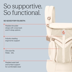 Babytrage Ergobaby Omni Classic pentru copii 0-48 luni, 4 pozitii, ergonomica - Img 4