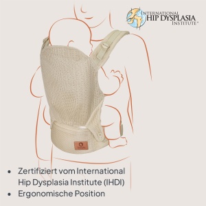 Babytrage ergonomica Lionelo Margareet Air, 3 pozitii, material respirabil, 20 kg - Img 3