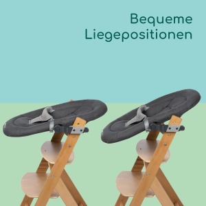 Babywippe Bebeconfort Timba Baby 2-in-1, 0-9 kg, 2 pozitii de inclinare, gri - Img 4