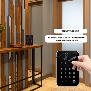 Badge RFID WRF301 Daewoo, 2 bucati, compatibil cu tastatura wireless WKE301 - Img 4