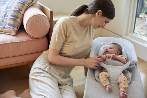 Balansoar Ergobaby 3-in-1 Evolve, Ergonomic, pentru Nou-nascuti si Copii, Culoare Gri - Img 4