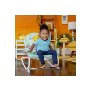 Balansoar pentru bebelusi Bright Starts Wild Vibes, cu vibratii, unisex, 0-18 kg - Img 4