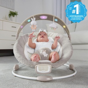 Balansoar pentru bebelusi Ingenuity Twinkle Tails cu vibratii, lumini si melodii - Img 3